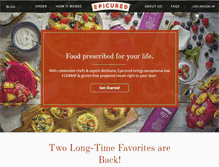 Tablet Screenshot of epicured.com